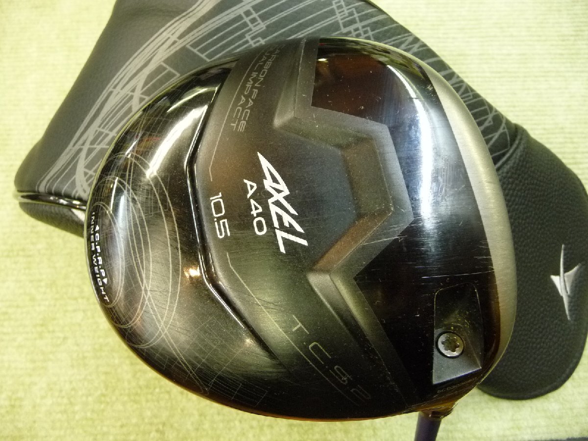 つるやゴルフ☆アクセル AXEL A40 ドライバー【10.5度】 VENTUS 2024 BLUE Velocore 5 (S)☆ベンタス ブルー ツルヤ   *MP@1*Q*044拍卖