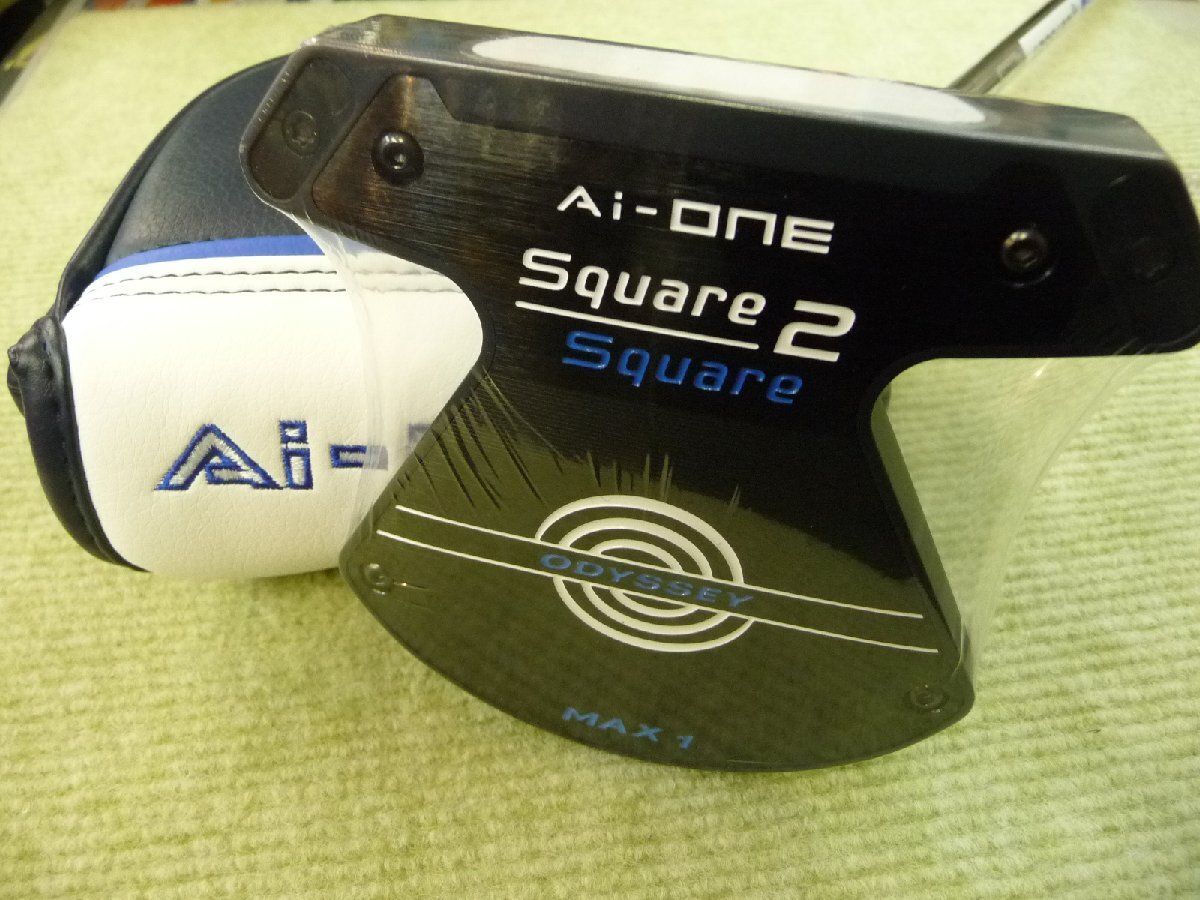 新品☆オデッセイ Ai-ONE Square 2 Square スクエア トゥ スクエア MAX 1 34インチ STROKE LAB 90 パター マックス   *MP@1*Q*044拍卖