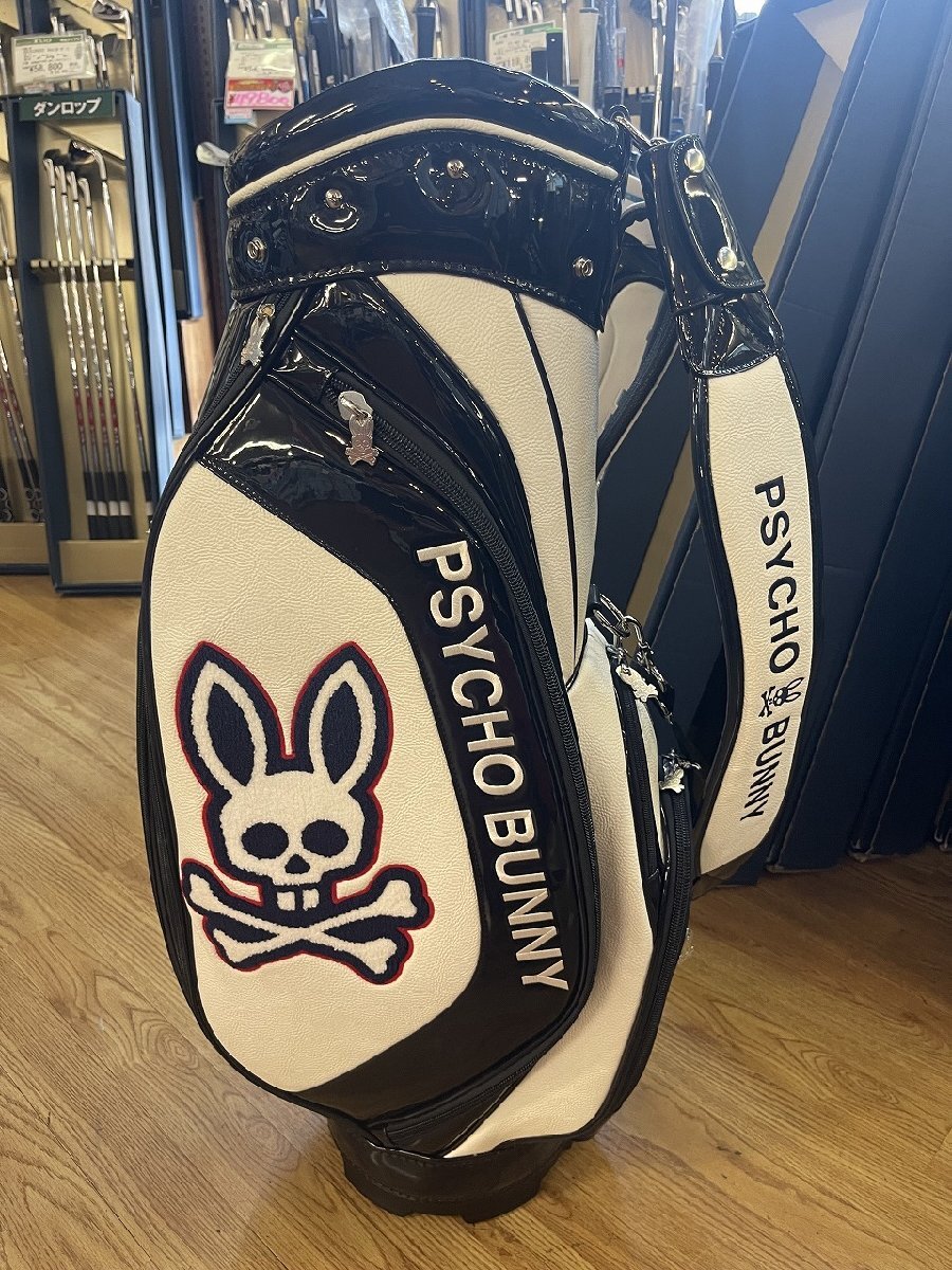 未使用品 サイコバニー エクスクルーシブエディション キャディバッグ PBMG5FC1 9.0型 EXCLUSIVE EDITION psycho bunny ■*MP@1*V*087拍卖