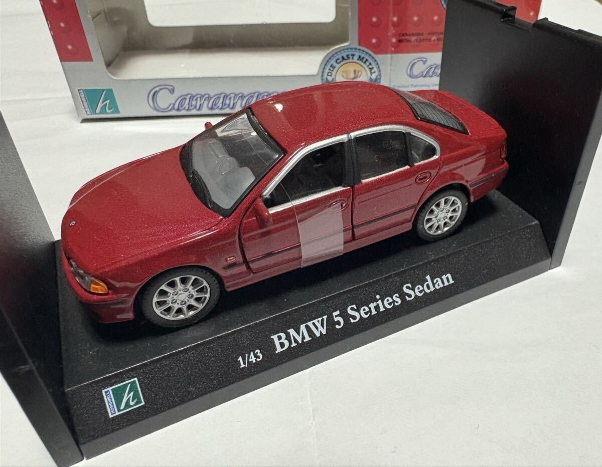 希少品 1/43 BMW 5シリーズ セダン E46 ミニカー リアル 4ドア レッド BM 5拍卖