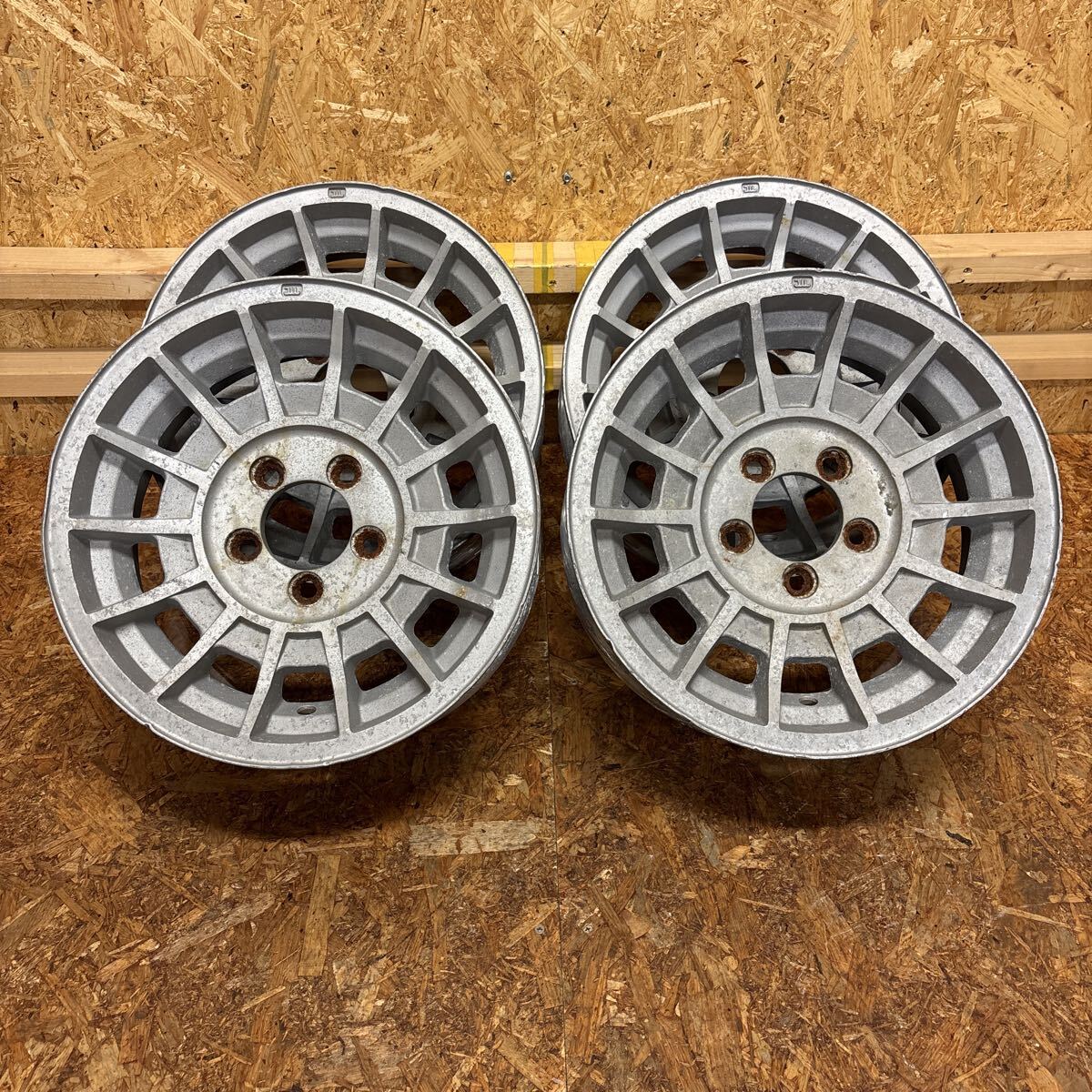 希少サイズ☆ENKEI☆当時物☆バハ☆15×6J+13☆114.3/5穴☆クラウンバン セドリックバン グロリアバン 旧車 JDM拍卖