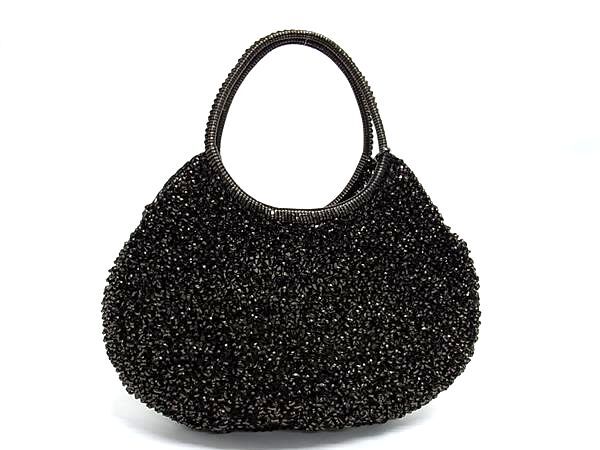 1円 ■極美品■ ANTEPRIMA アンテプリマ ワイヤーバッグ PVCワイヤー ハンドバッグ トートバッグ レディース ブラック系 FR0627拍卖