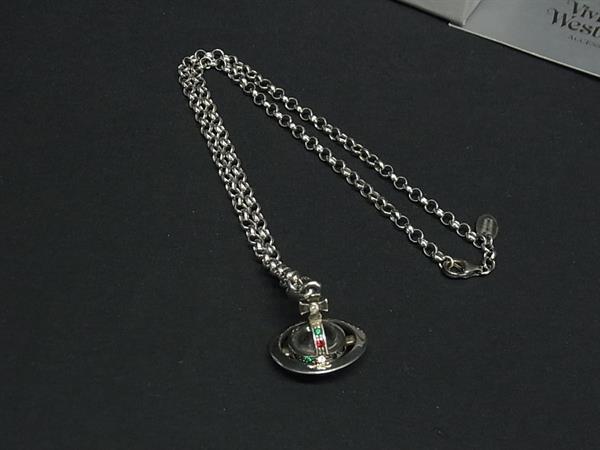 1円 ■美品■ Vivienne Westwood ヴィヴィアンウエストウッド オーブ ネックレス ペンダント アクセサリー シルバー系×クリア FR1545拍卖