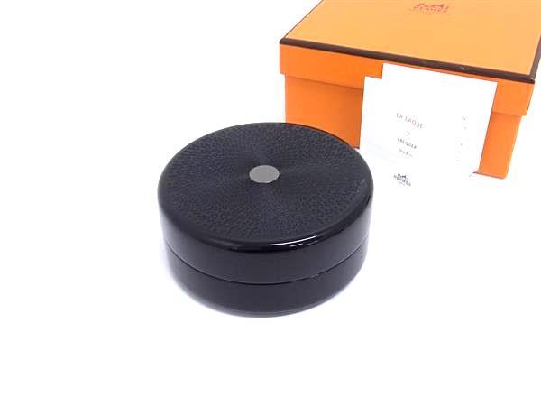 ■新品同様■ HERMES エルメス セリエ オブジェ 小物入れ インテリア 置物 ブラック系 FS2216拍卖