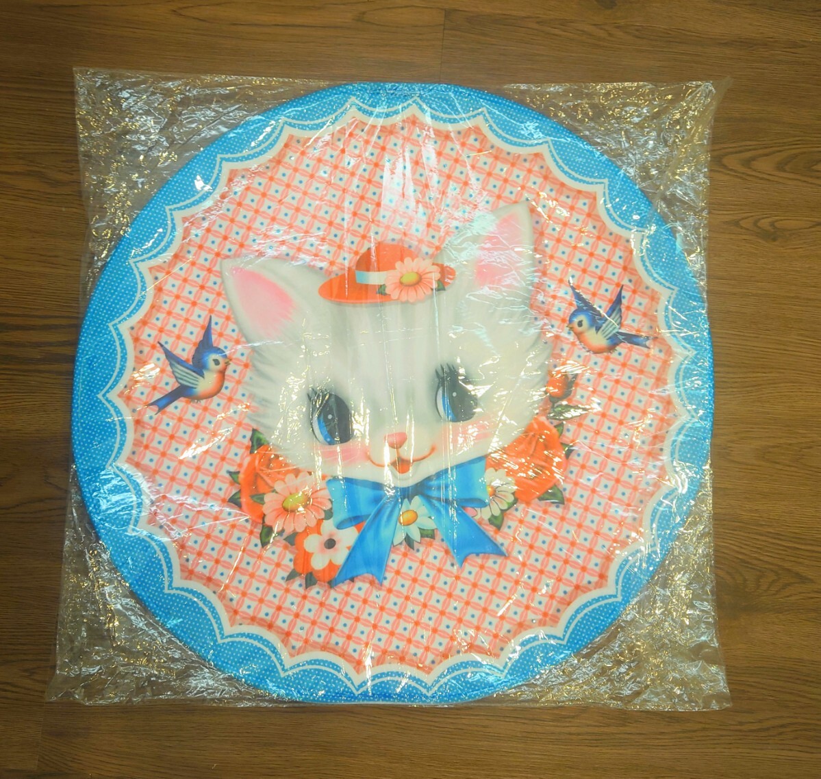 猫柄 猫雑貨 猫グッズ スウィート 子猫 マット 白猫 ロリータ レトロ ねこ ネコ キャット拍卖