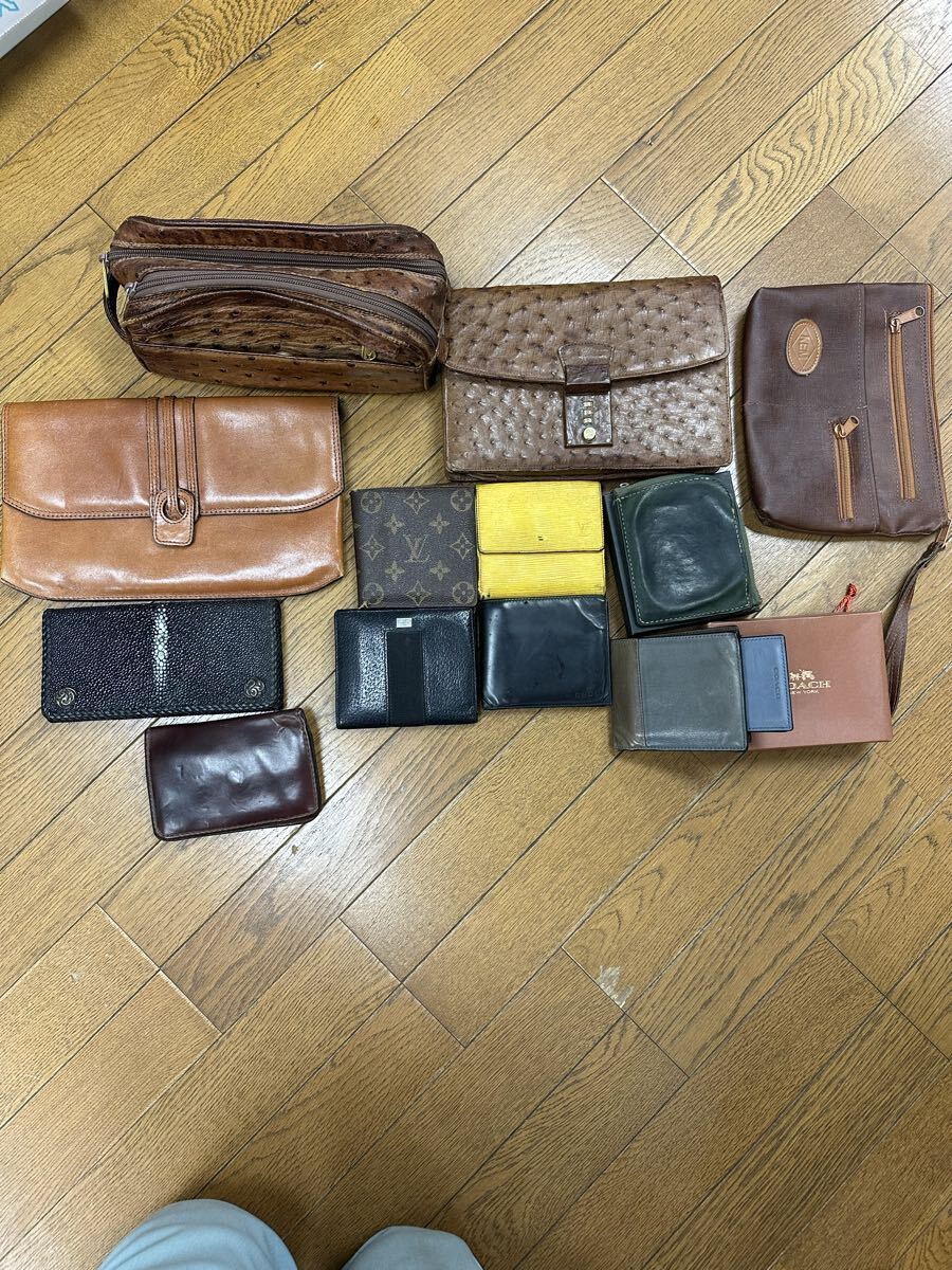 オーストリッチ バッグ ブランド財布 ジャンクで拍卖