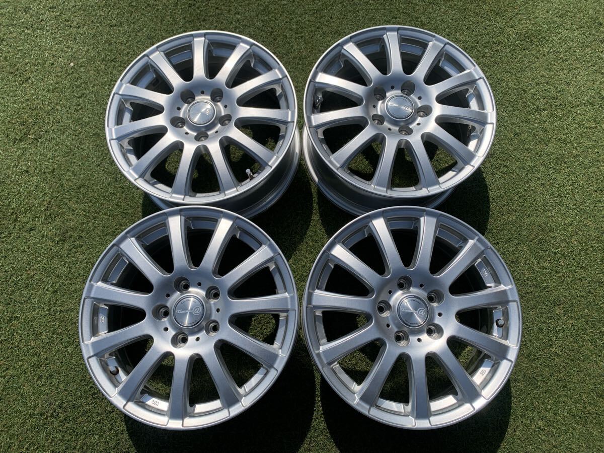 ラストラーダ アルミホイール 16in 6.5J +48 PCD114.3 4本セットクラウン カムリ マークX オデッセイ スタッドレス用などに 【E7819-18】拍卖