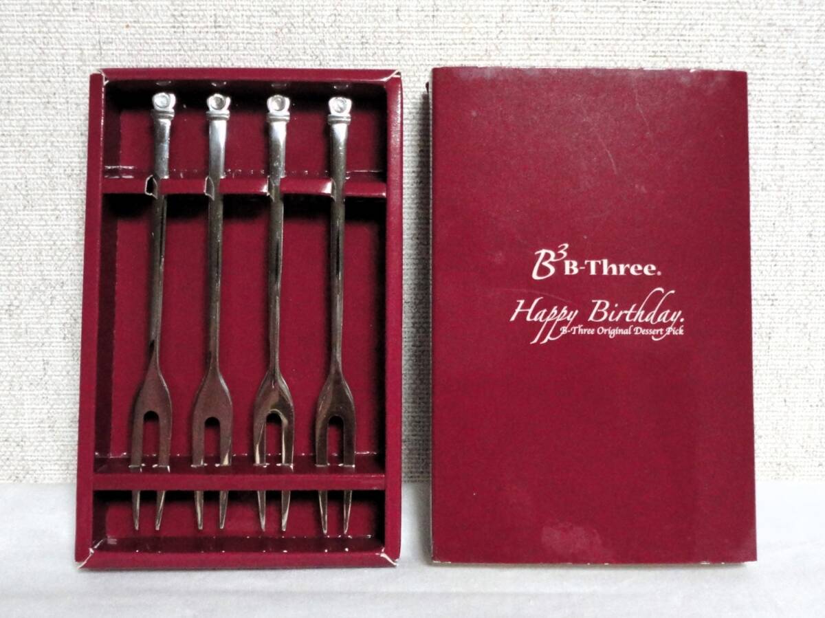 B Three ビースリー オリジナルデザートピック4本セット拍卖