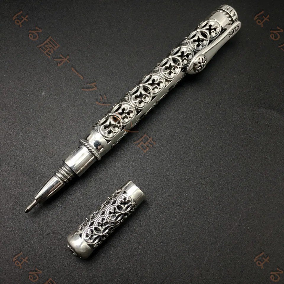 【シルバー925製】高級ハンドメイド ボールペン プレゼント用 ビジネスシーンにも拍卖