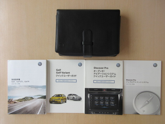 ★a9236★VW Golf Golf GTI Golf R フォルクスワーゲン ゴルフ AUCPT 取扱説明書 2017年5月/ナビ 説明書/ケース 他★拍卖