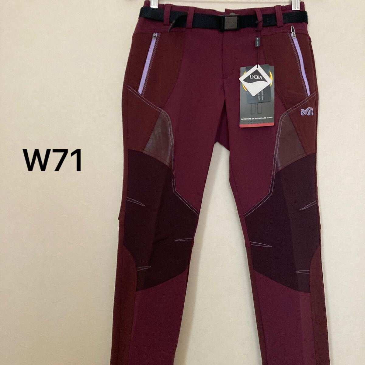 ミレー アウトドア トレッキングパンツ 登山 キャンプ エキスパートシリーズ 裏起毛 秋冬 MILLET W71 メンズS レディースL位 拍卖