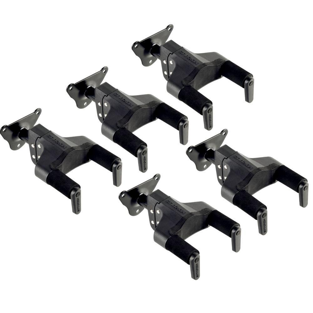 ★HERCULES ハーキュレス GSP39WB PLUS GSP39WB+ ワイドネック対応 壁掛け式 ギターハンガー ギタースタンド 5個セット★新品送料込拍卖