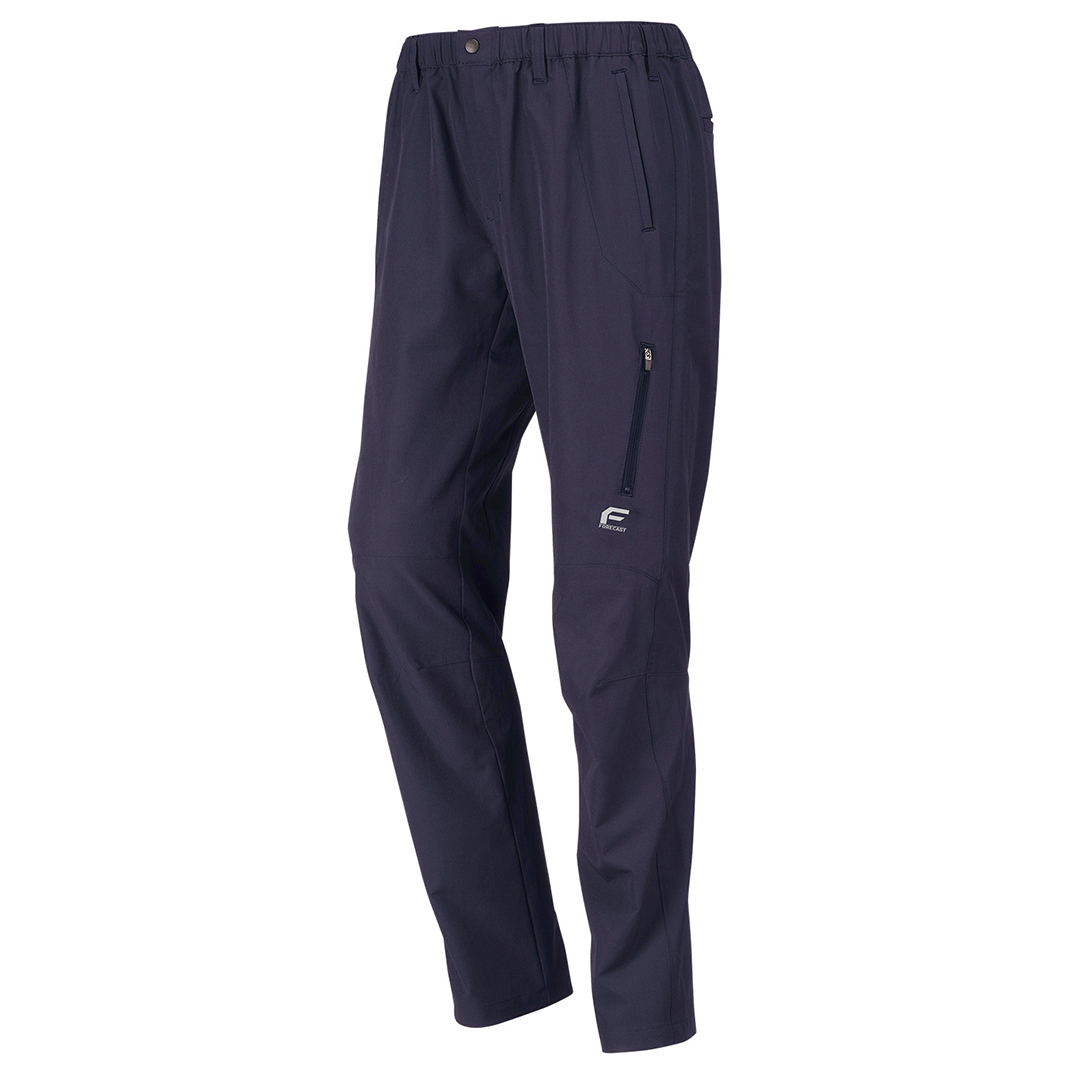 軽量 ストレッチ パンツ (ネイビー/L) ポケット ジップ 撥水 汚れにくい 通勤 動きやすい 作業着 アウトドア スポーツ拍卖