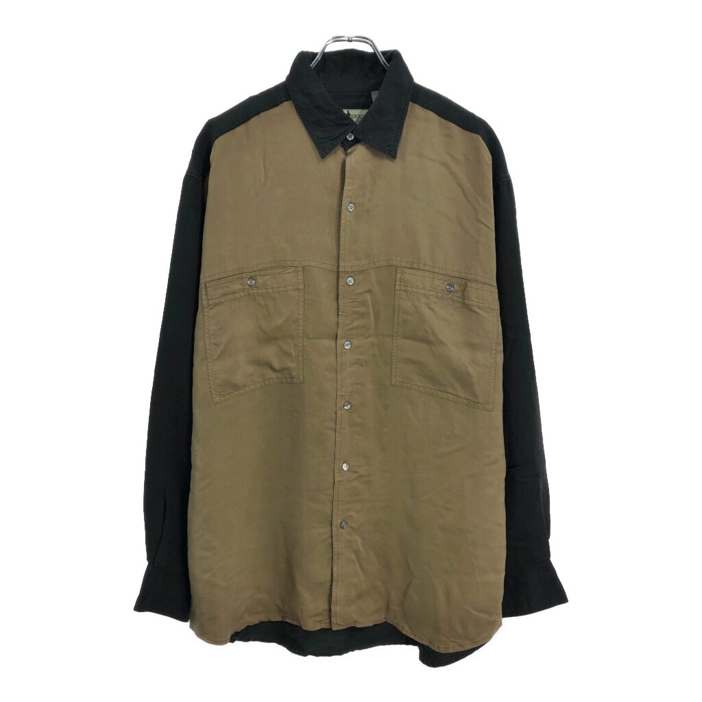 ROBERT STOCK シルクシャツ マルチカラー(メンズ L)中古 古着 U9693拍卖