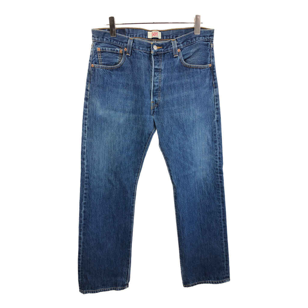 Levi's リーバイス 501 デニムパンツ ブルー(メンズ W36 L32)中古 古着 U9935拍卖