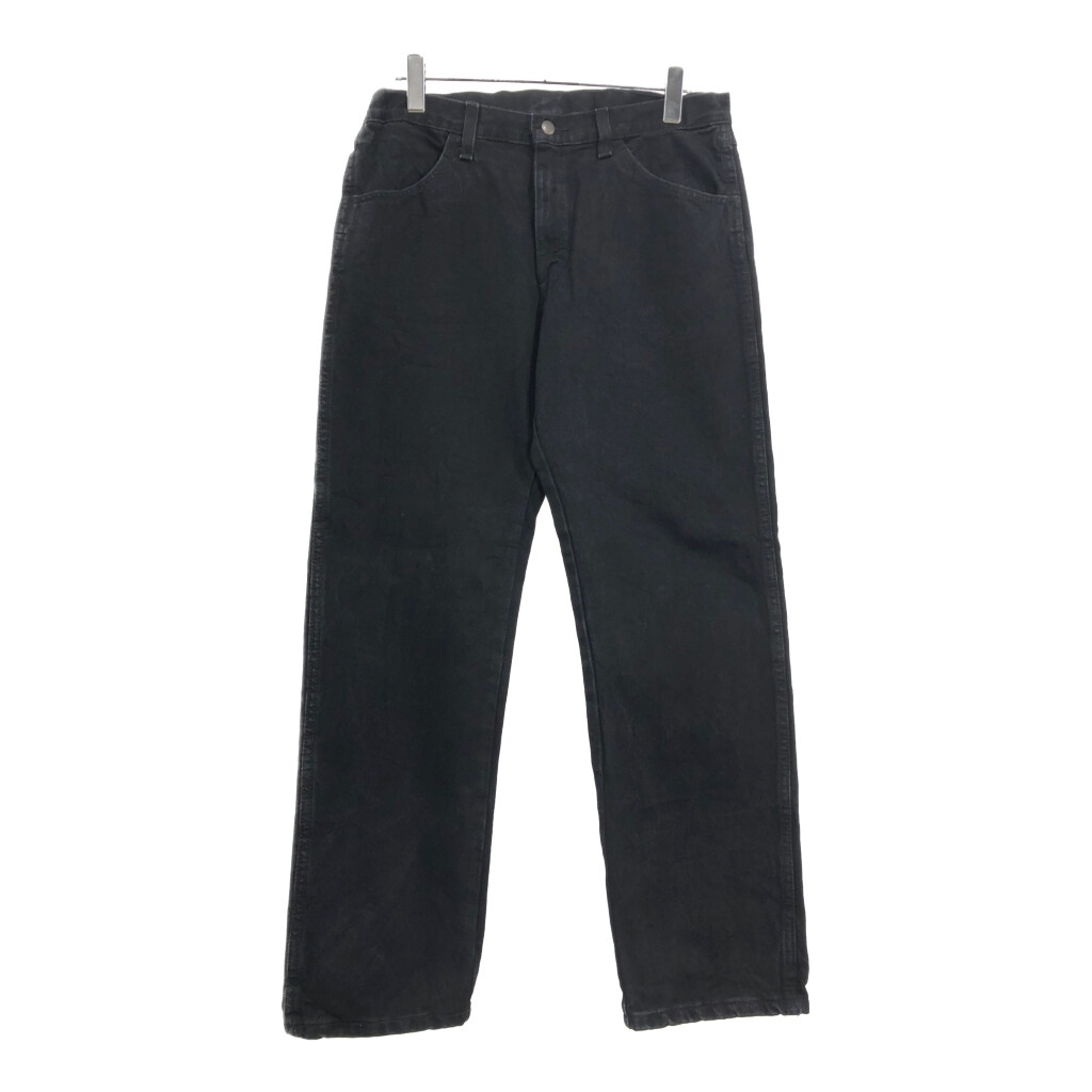RUSTLER ラスラー デニムパンツ ブラック(メンズ W34 L30)中古 古着 U9952拍卖