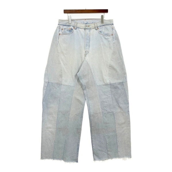 READY MADE レディメイド ジーンズ デニムパンツ ボトムス DENIM WIDE RE-C0-BL-00-00-242 ワイド メンズ W35 ブルー ズボン DM16524■拍卖
