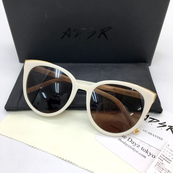 ADSR×The Dayz TOKYO SUGAR サングラス アイウェア メガネ 眼鏡 アイウェア レディース オフホワイト エーディーエスアール N17862F●拍卖