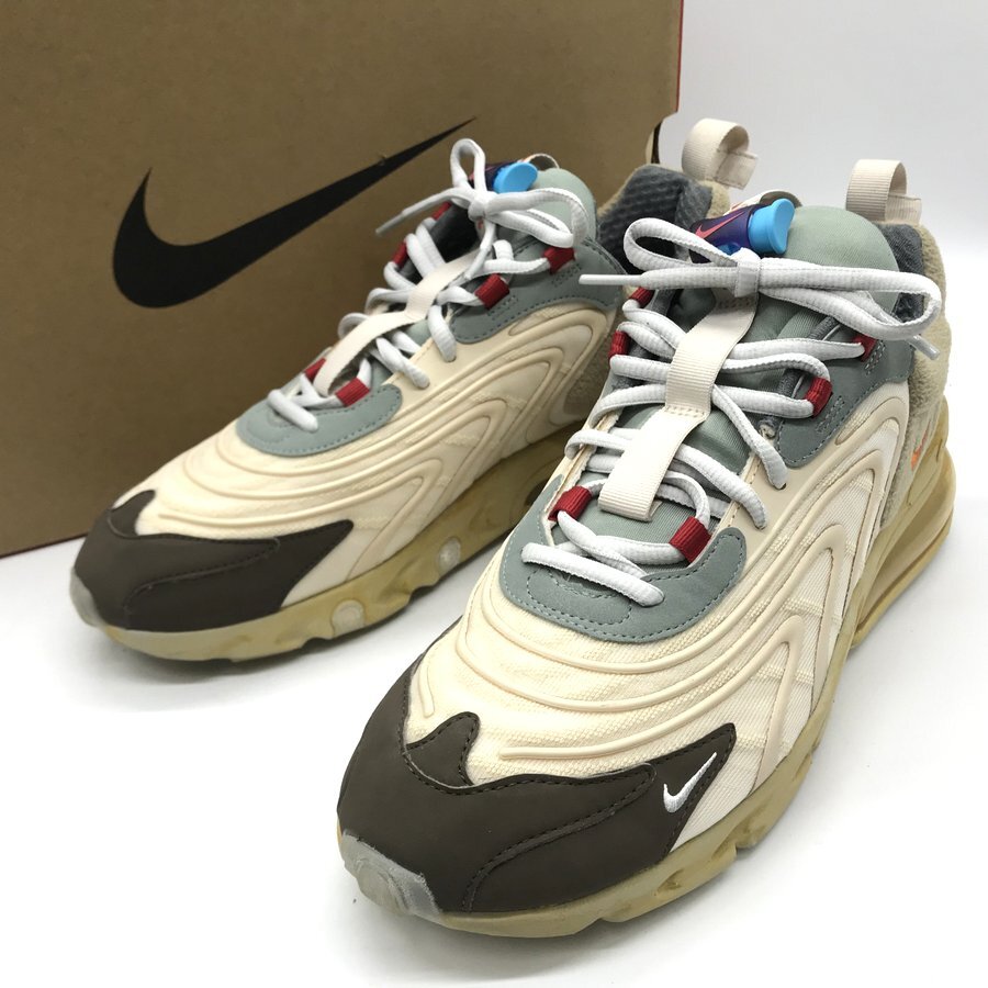 ナイキ AIRMAX270 CUCTUS TRAILS CT2864-200 スニーカー シューズ 箱付き 購入明細書 タグ付き メンズ 28.5cm ベージュ系 NIKE 靴 B7424◆拍卖