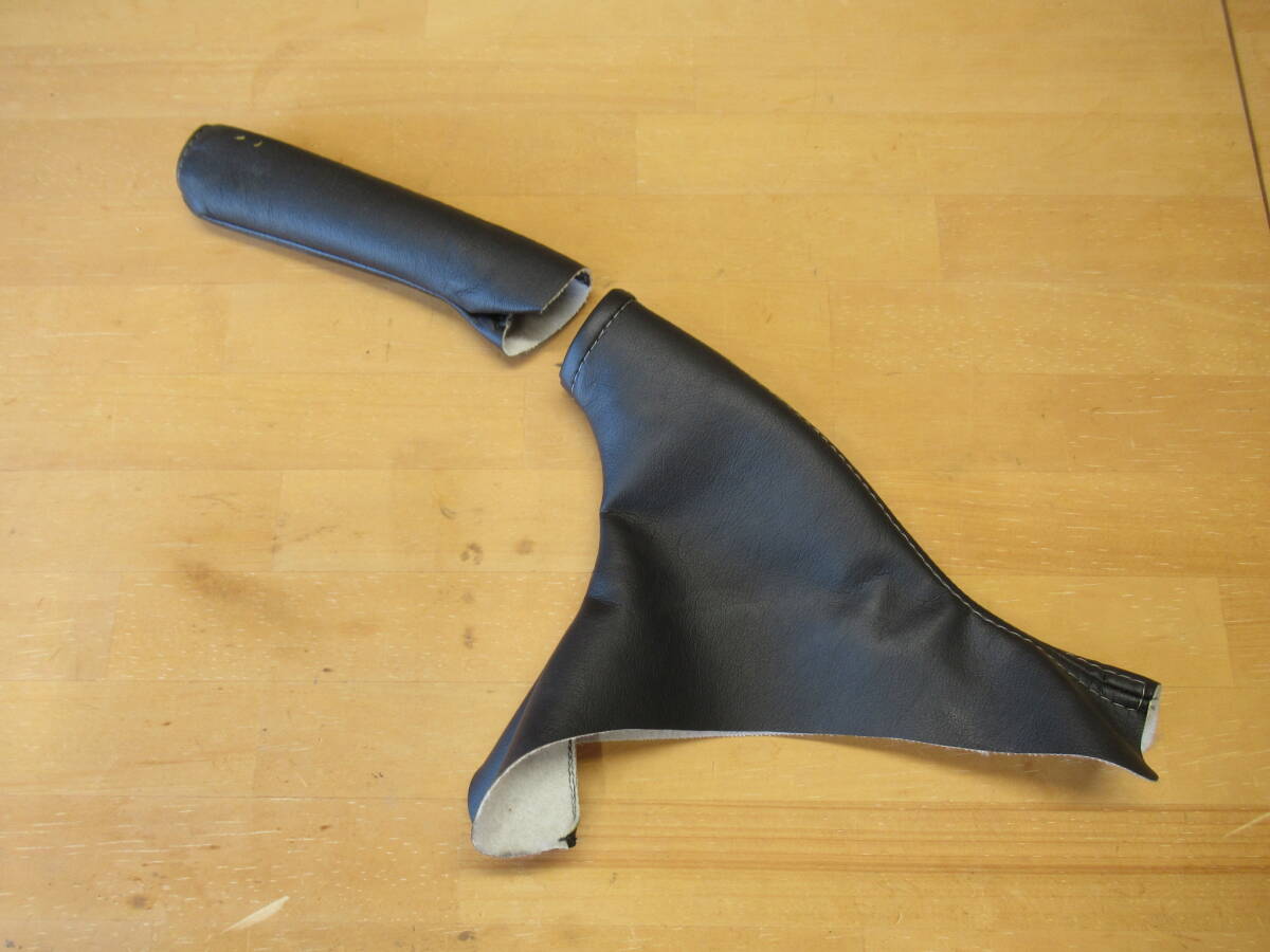 メーカー不明 / 汎用品 サイドブレーキカバー / 本革っぽい / 持ち主はレガシーに装着と言ってました拍卖