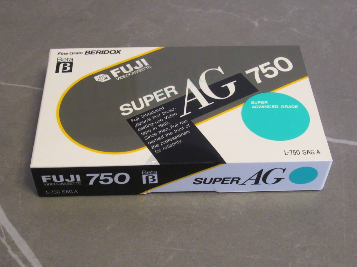 【新品・未開封】FUJI 富士 / Beta ベータ 録画テープ / SUPER AG スーパーAG / L-750 SAG A / Ⅲ:4時間30分 Ⅱ:3時間 Ⅰ:1時間30分拍卖