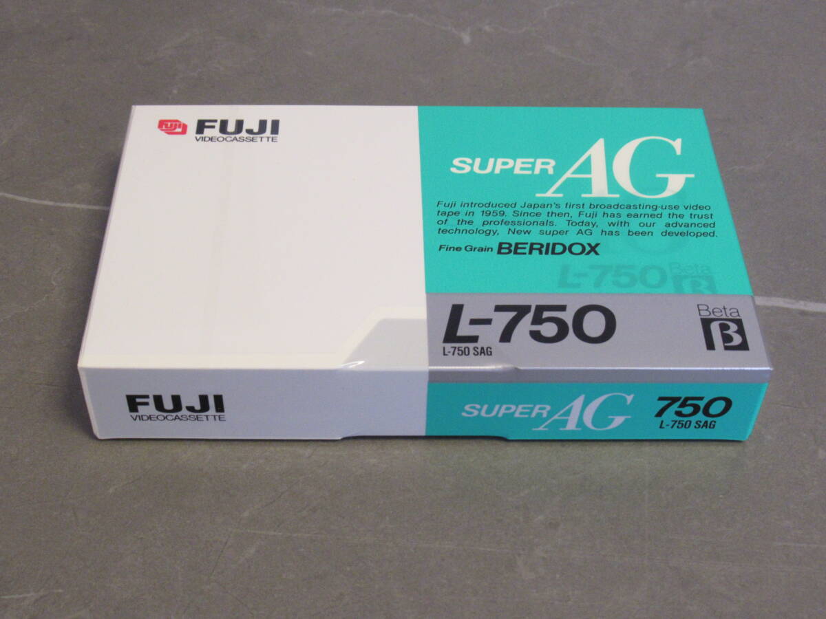 【新品・未開封】FUJI 富士 / Beta ベータ 録画テープ / SUPER AG スーパーAG / L-750 SAG / Ⅲ:4時間30分 Ⅱ:3時間 Ⅰ:1時間30分拍卖