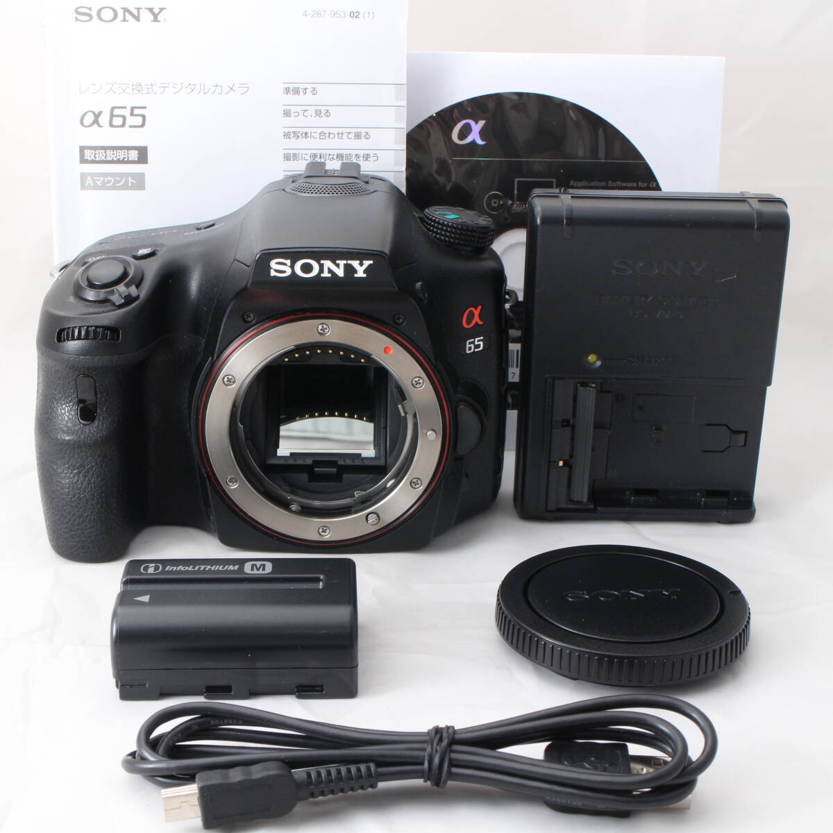 ☆実用品・ショット数6540☆ ソニー SONY α65 ボディ SLT-A65V #4084拍卖