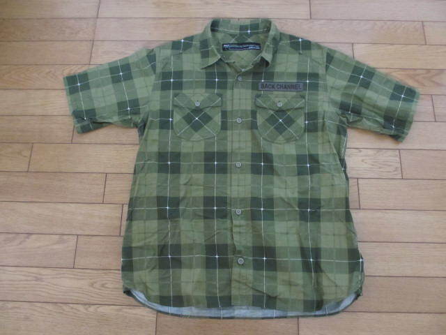 ★Back Channel バックチャンネル 半袖 チェック★ ワーク シャツ 日本製拍卖