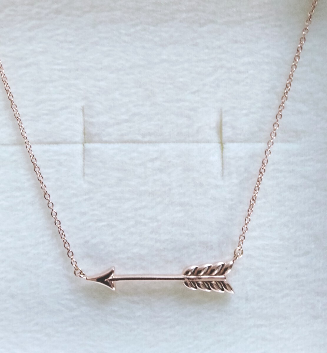 新品 未使用 正規品 ティファニー メタル tiffany&co. ネックレス アロー 箱巾着紙袋 プレゼント ギフト拍卖