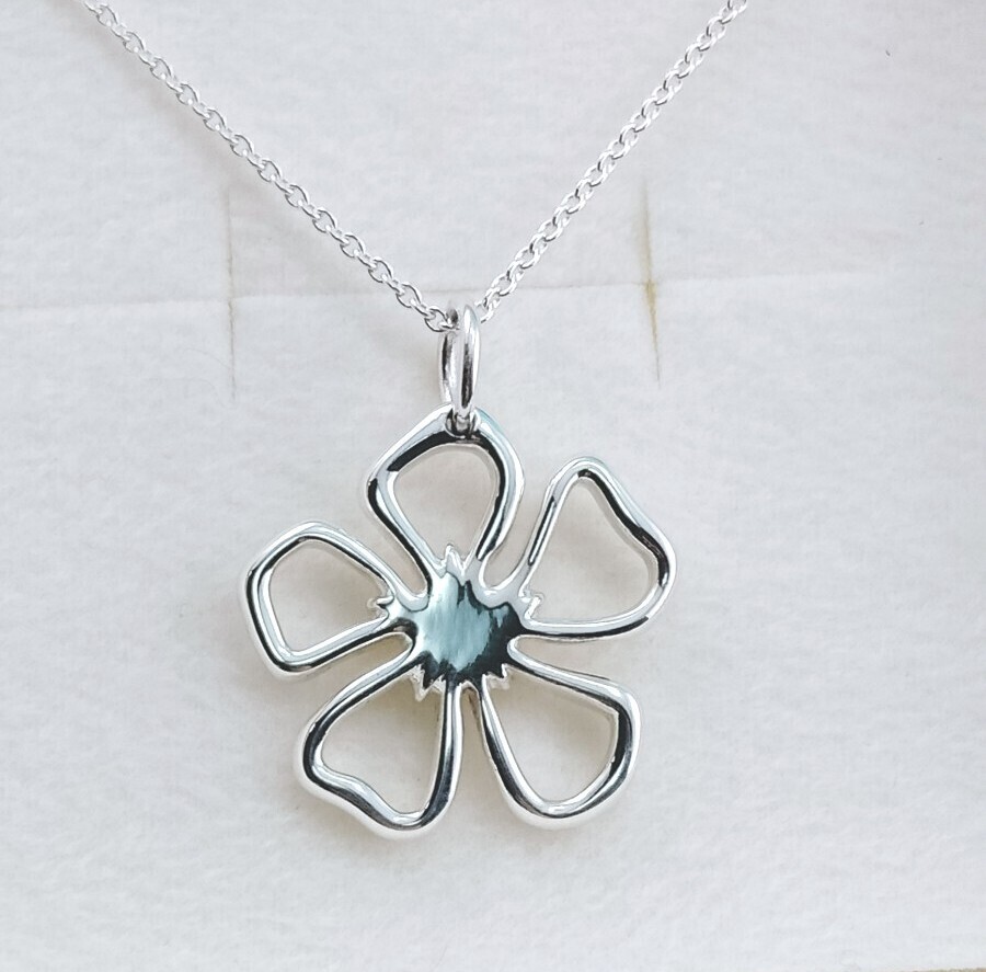 新品 正規品 ティファニー tiffany&co. ネックレス フラワー 箱 巾着 紙袋 リボン プレゼント 拍卖