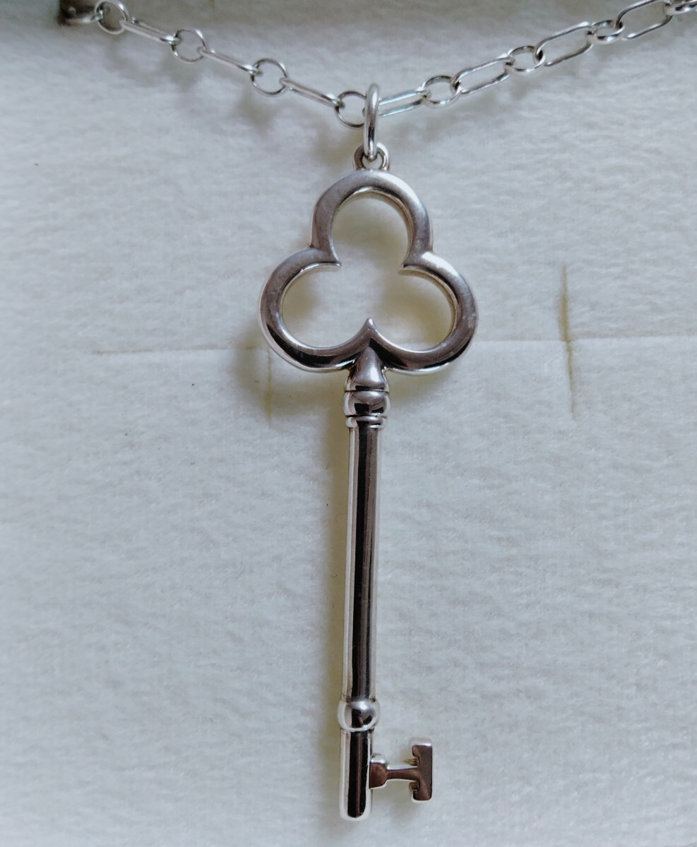 ② 新品 正規品 ティファニー tiffany&co ネックレス キー 箱 巾着 紙袋 リボン プレゼント 拍卖