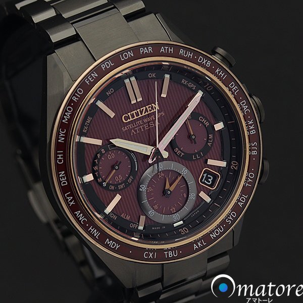 極上美品◎CITIZEN シチズン アテッサ ACT Line【Power of Antares 1200本限定】GPS衛星電波ソーラー CC4056-62W F950◎箱保取説拍卖