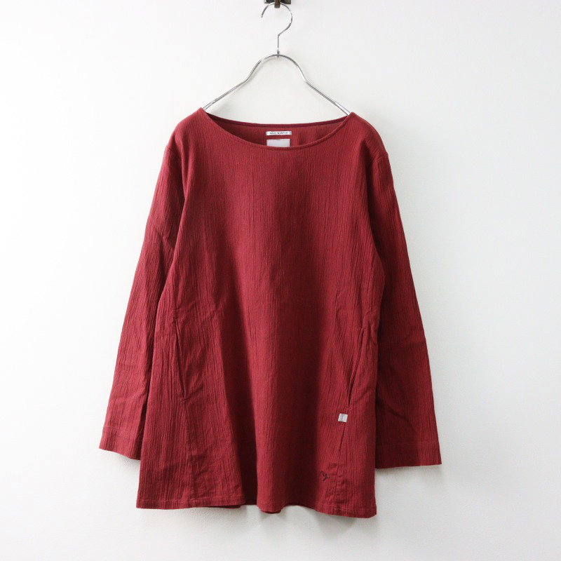 ソウソウ SOU・SOU yousou 京都 坂尾織物 高島縮 チュニック/ Sシャツ ブラウス プルオーバートップス ゆったり 【2400014547511】拍卖