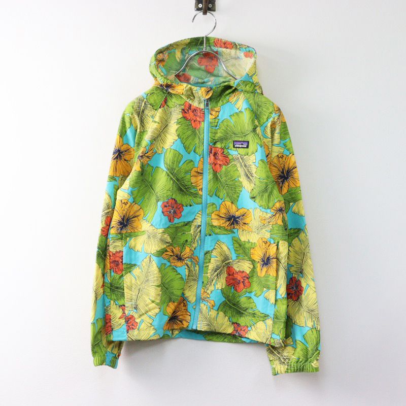 美品 パタゴニア Patagonia 64231 トロピカル バギーズジャケット XL(14)/ブルーベース キッズ フーディー ジャケット【2400030086070】拍卖