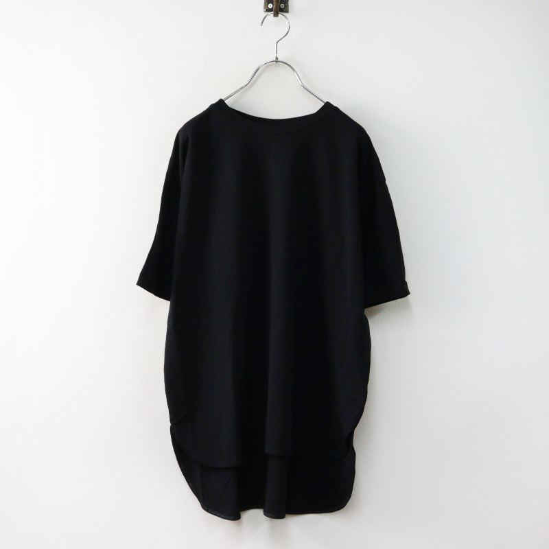 大きいサイズ アンフィーロ UNFILO オンワード樫山 レーヨンナイロンTシャツ XXL|ブラック カットソー ドルマン 半袖【2400014563702】拍卖