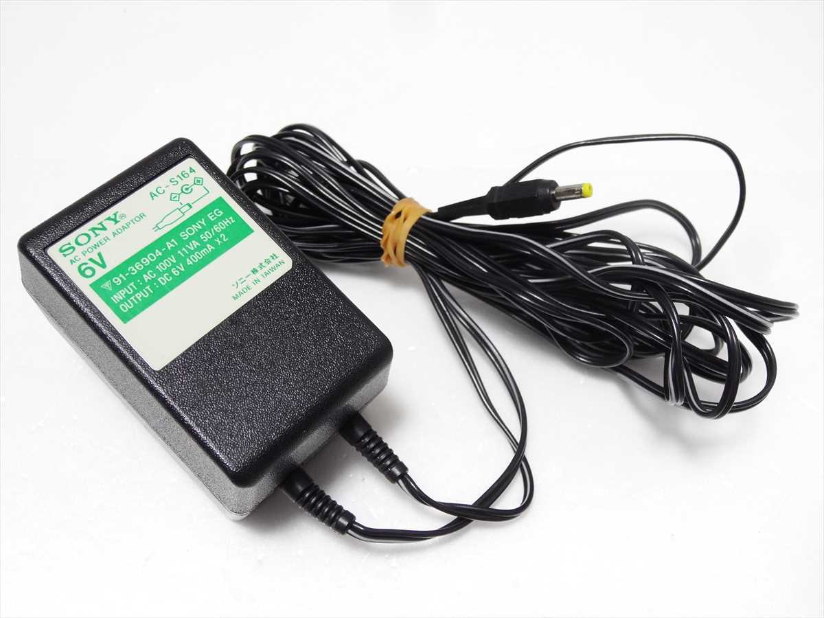 SONY AC-S164 純正 ACアダプター ソニー 6V 400mA ×2 充電器 送料660円 923拍卖