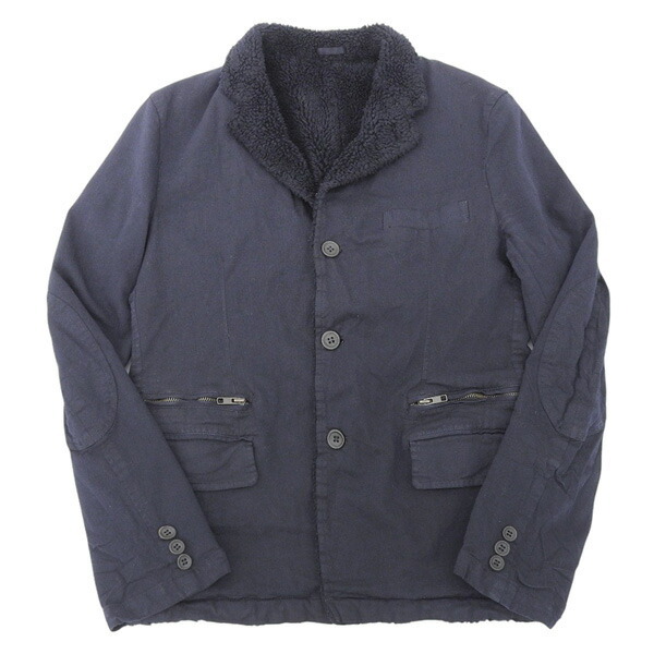 COMME des GARCONS HOMME ギャルソン オム 2005AW HP-J049 日本製 サイズS ポリ縮絨 裏ボア ミリタリー アウター ジャケット メンズ拍卖