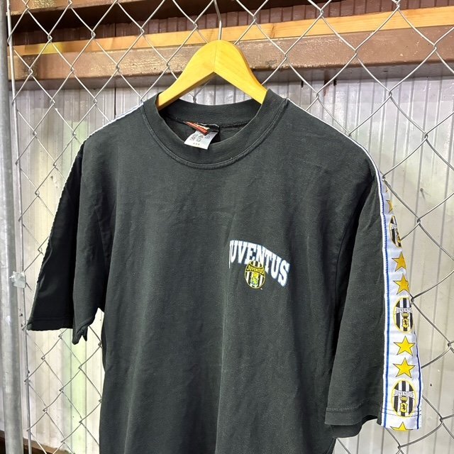JUVENTUS ユベントス Kappa カッパ 英国製 Tシャツ コットン セリエA サッカーチーム ヴィンテージ 古着 digjunkmarket拍卖