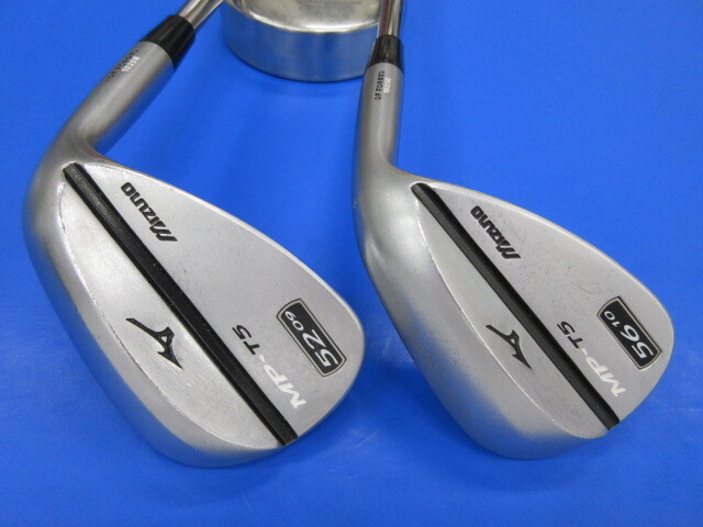 2本セット◆ミズノ MP-T5 ホワイトサテン (52.56度)ダイナミックゴールド ツアーイシュー(X100) ミズノ 養老カスタム拍卖