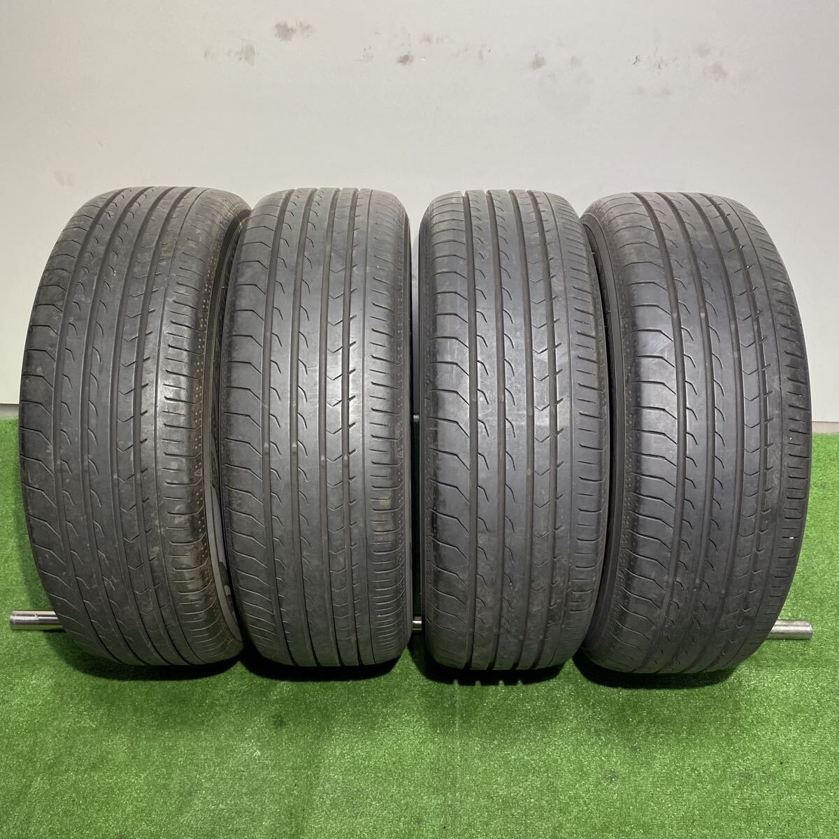 ★送料無料★YOKOHAMA BluEarteh-RV RV03 195/65R15 91H 2022年製 4本セット 8分山拍卖