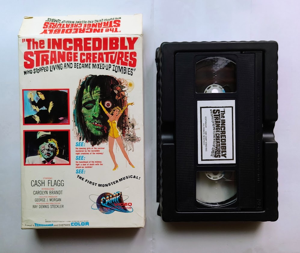 中古輸入ビデオテープ レア物 the incredibly strange creatures who stopped living and became mixed-up zombies拍卖