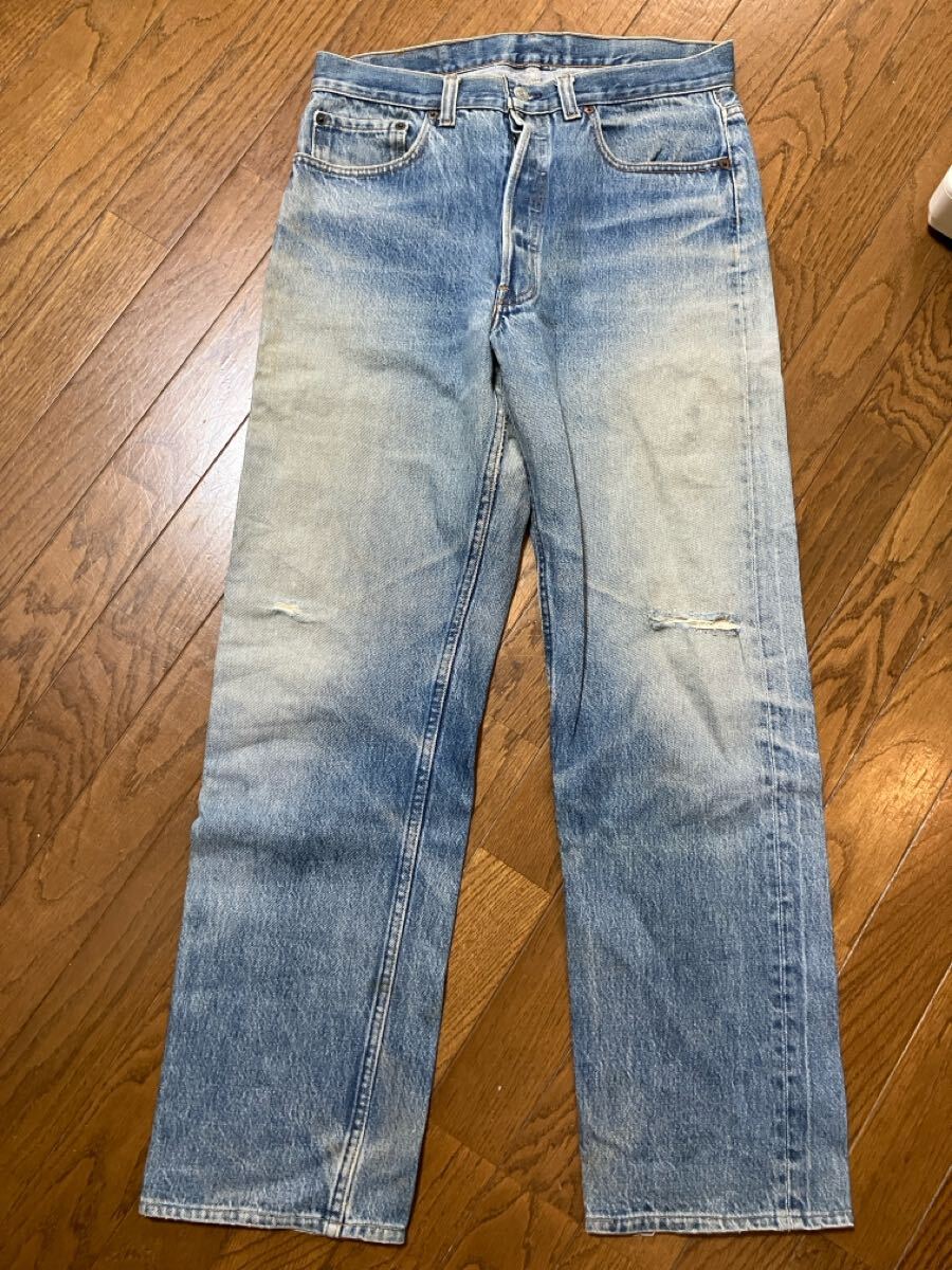 リーバイス ジーンズ w34(82cm)ボタン裏552 LEVI'S 501××ジーンズ ビンテージ ダメージデニム拍卖