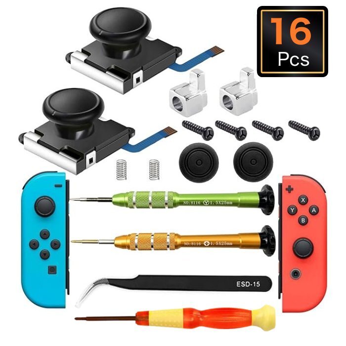 ジョイコン修理セット【t265】 Nintendo Switch ジョイコン コントローラー 修理セット Joy-con 修理キット 交換部品【新品未開封】 250801拍卖