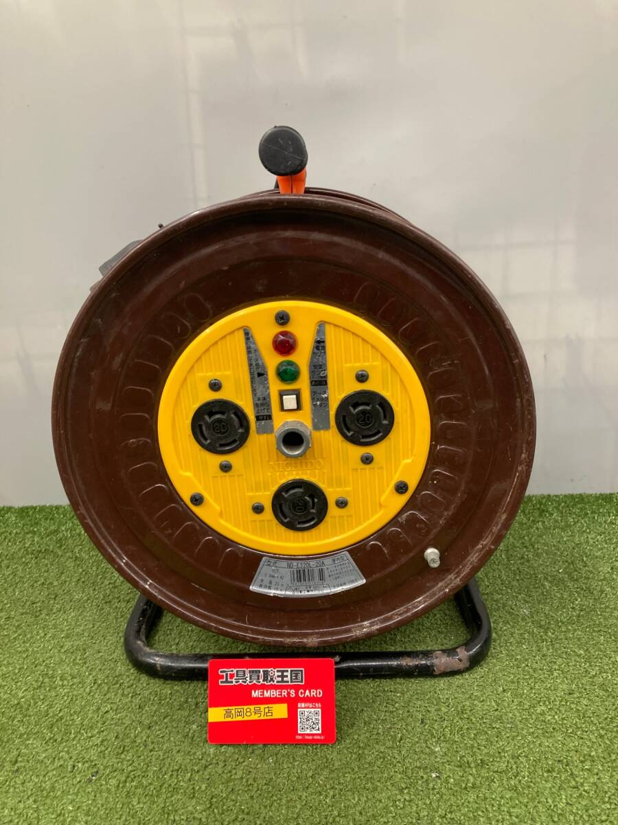 【中古品】【0926】日動工業(Nichido Ind) 三相200Vドラム ND-E320L-20A ITHY8D5ON0VM拍卖