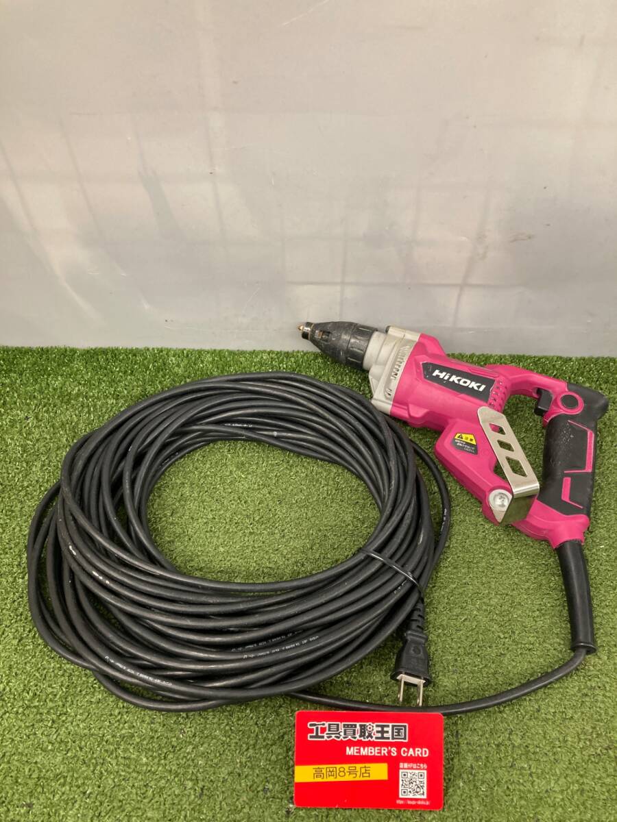 【中古品】【0926】★HiKOKI(日立工機) 100v 5㎜ボード用ドライバ パワフルレッド W5SE(R) ITDX0J1SX29E拍卖