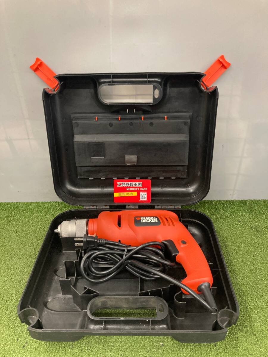 【中古品】【0926】BLACK & DECKER 振動ドリルKR650C-JP ITSTMTFP6UMG拍卖