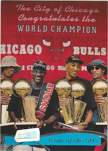 Michael Jordan/Pippen/Rodman/Kukoc 1997-98 Stadium Club 5拍卖