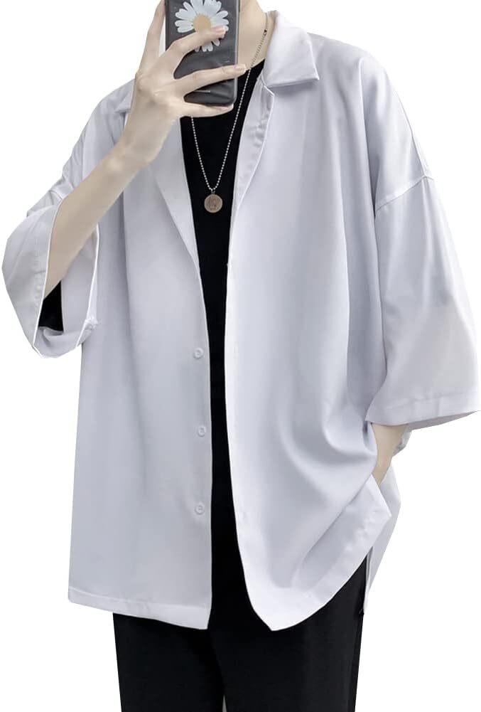 夏服メンズ シャツ 半袖 ファッション シャツ 2XL拍卖