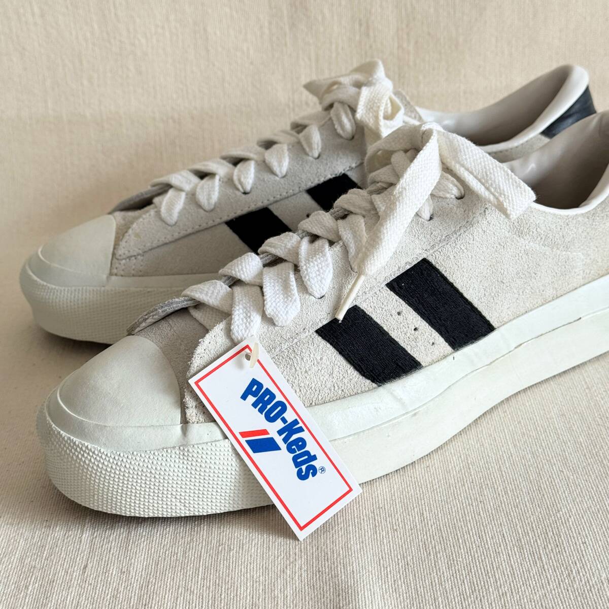 希少 《 Dead Stock / ラストコロンビア 》80s 90s デッド【 PRO-Keds ロイヤルプラス グレー コロンビア製 ビンテージ スニーカー 】拍卖