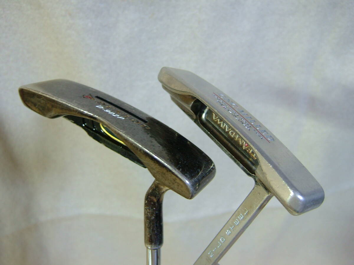 中古 ミルドヘッドPING型パター DUNLOP D-902P、DAIWA TD-2 2本セット ヤマト120サイズ拍卖